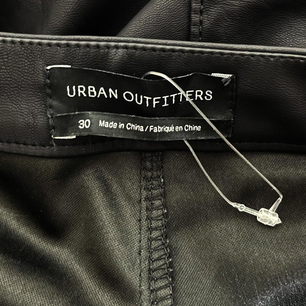 Urban Outfitters Size 30 NEUL Eco Faux Vegan Leather Pants - Picture 4 of 9